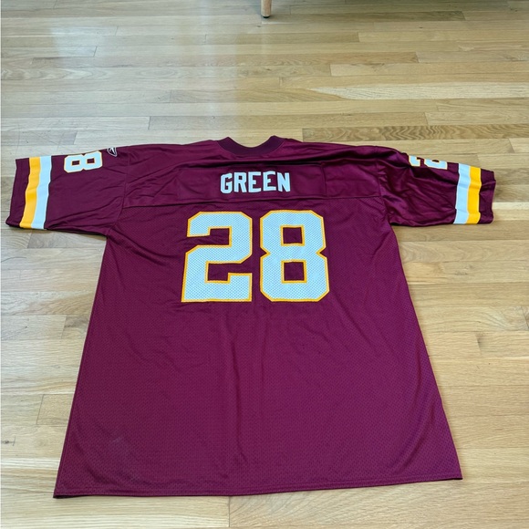 Vintage Darrell Green Washington Redskins Jersey Reebok NFL XL Maroon 28 - Picture 10 of 10